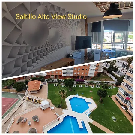 View Studio, Vista Mar Y Piscina Appartamento Torremolinos